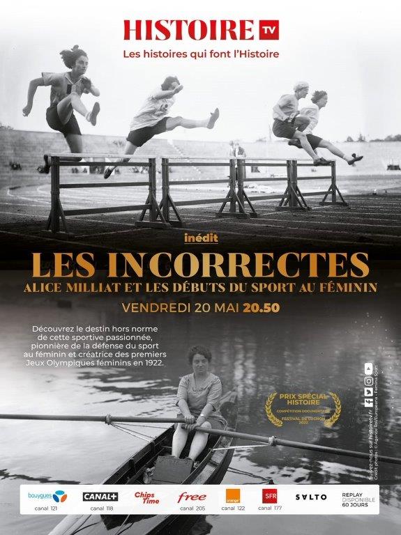 Les Incorrectes affiche documentaire femme sport