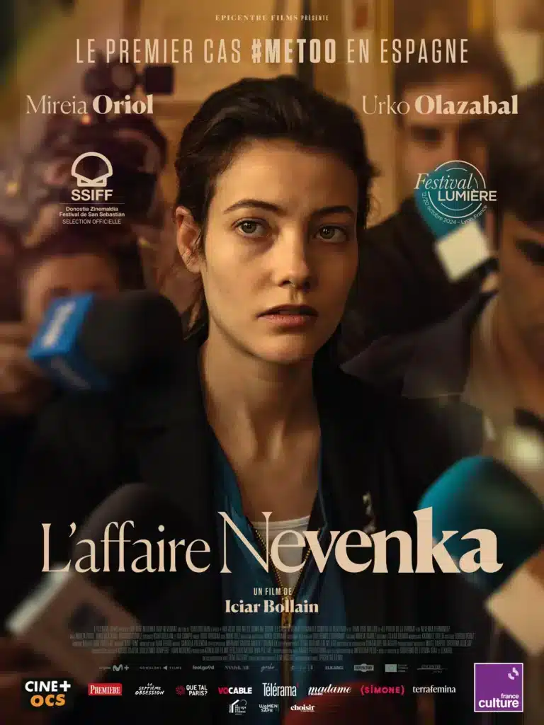 L'affaire Nevenka affiche film féministe au cinéma en novembre 2024