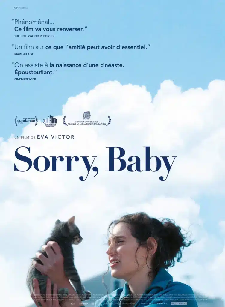 Sorry, Baby affiche film féministe au cinéma en juillet 2025