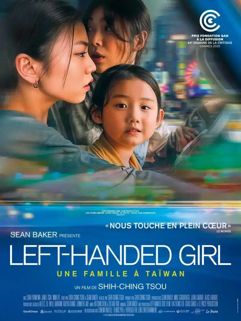 Left-Handed Girl affiche film féministe au cinéma en septembre 2025