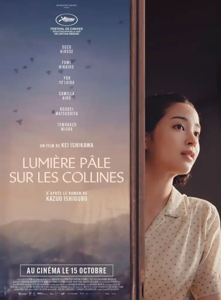 Lumière pâle sur les collines affiche film féministe au cinéma en octobre 2025