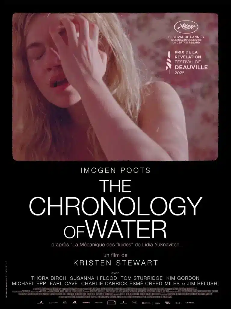 The Chronology Of Water affiche film féministe au cinéma en octobre 2025